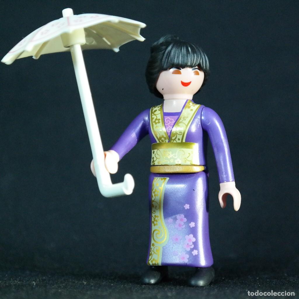 Playmobil: Playmobil mujer china con paraguas☼