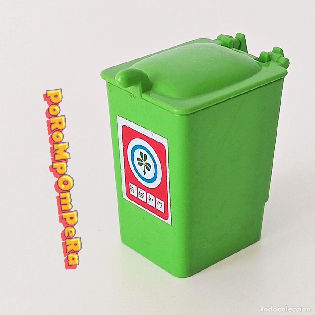 Playmobil: PLAYMOBIL CUBO BASURA VERDE 3196 4129 4418 5432 7331 SIMILAR 3121 4157 5938 CONTENEDOR LIMPIEZA CG6E