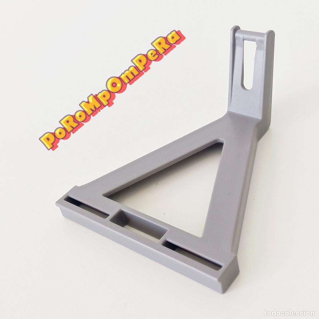 Playmobil: PLAYMOBIL PIEZA GRIS PLATAFORMA ELEVADORA 5253 5254 5256 5466 9399 70441 GR&Uacute;A CARGA PUERTO BARCO CG6