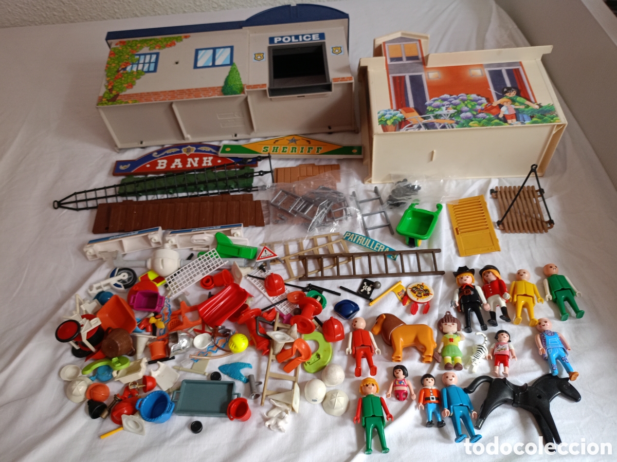 Playmobil: Gran lote de figuras y piezas Playmobil