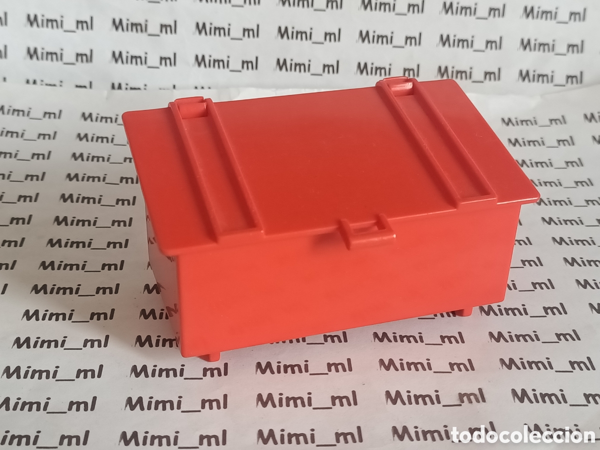 Playmobil: Playmobil 4053 caj&oacute;n rojo cami&oacute;n gr&uacute;a obra contenedor