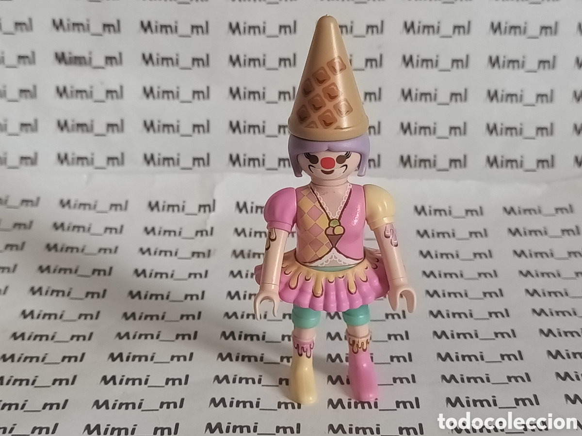 Playmobil: Playmobil figura mujer payaso circo
