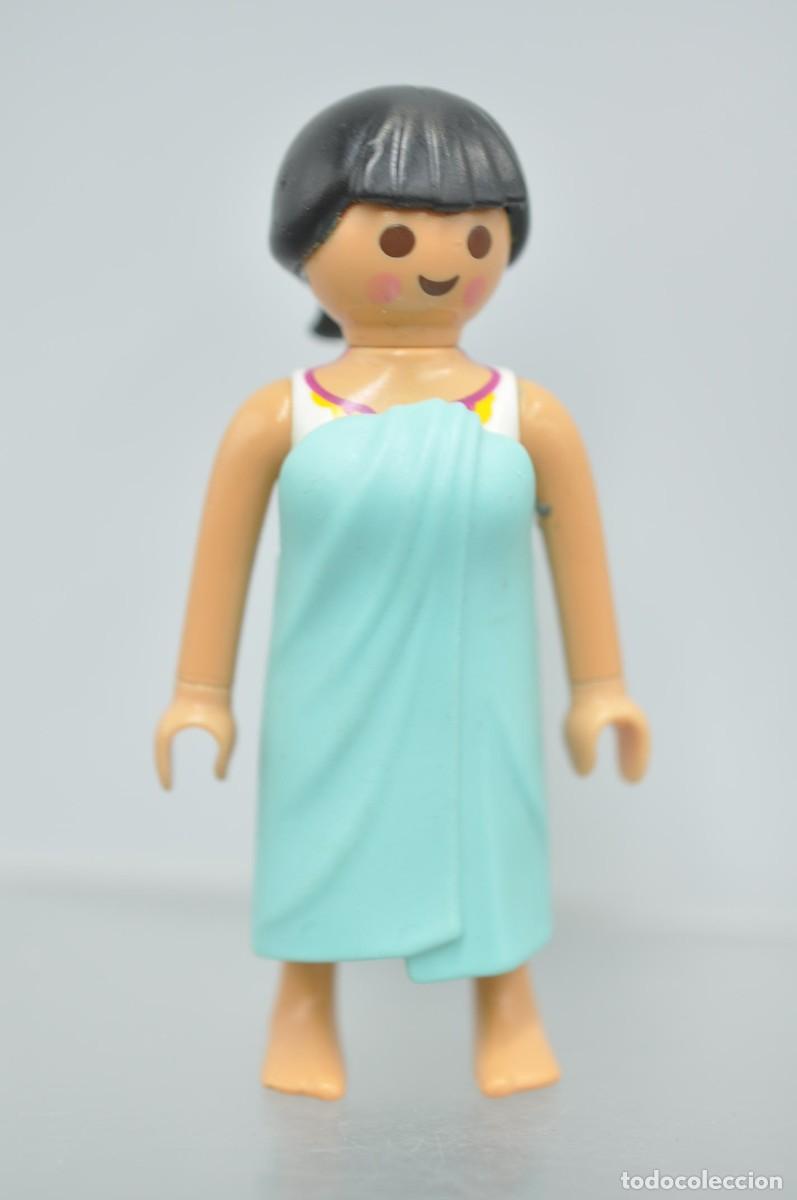 Playmobil: WSK088 Playmobil, figura mujer, con toalla