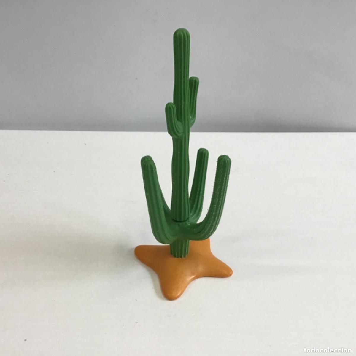 Playmobil: PLAYMOBIL Cactus con plataforma naranja. N2
