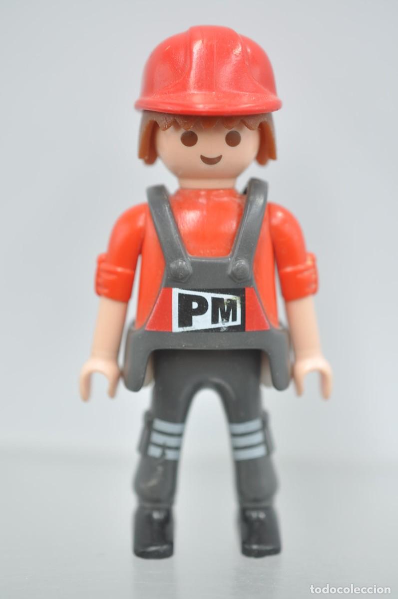 Playmobil: WSK088 Playmobil, figura hombre, obrero
