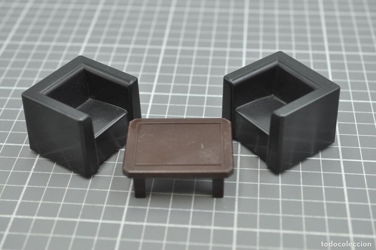 Playmobil: WSK088 Playmobil, 2 sofas y mesa
