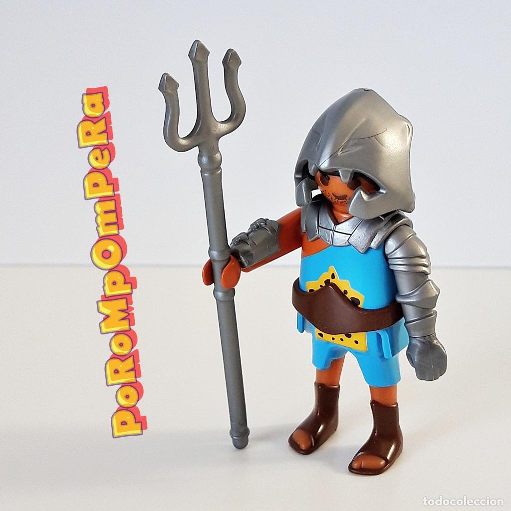 Playmobil: PLAYMOBIL FIGURA GLADIADOR ROMANO CON TRIDENTE 5817 SIMILAR 5837 FD?FH?