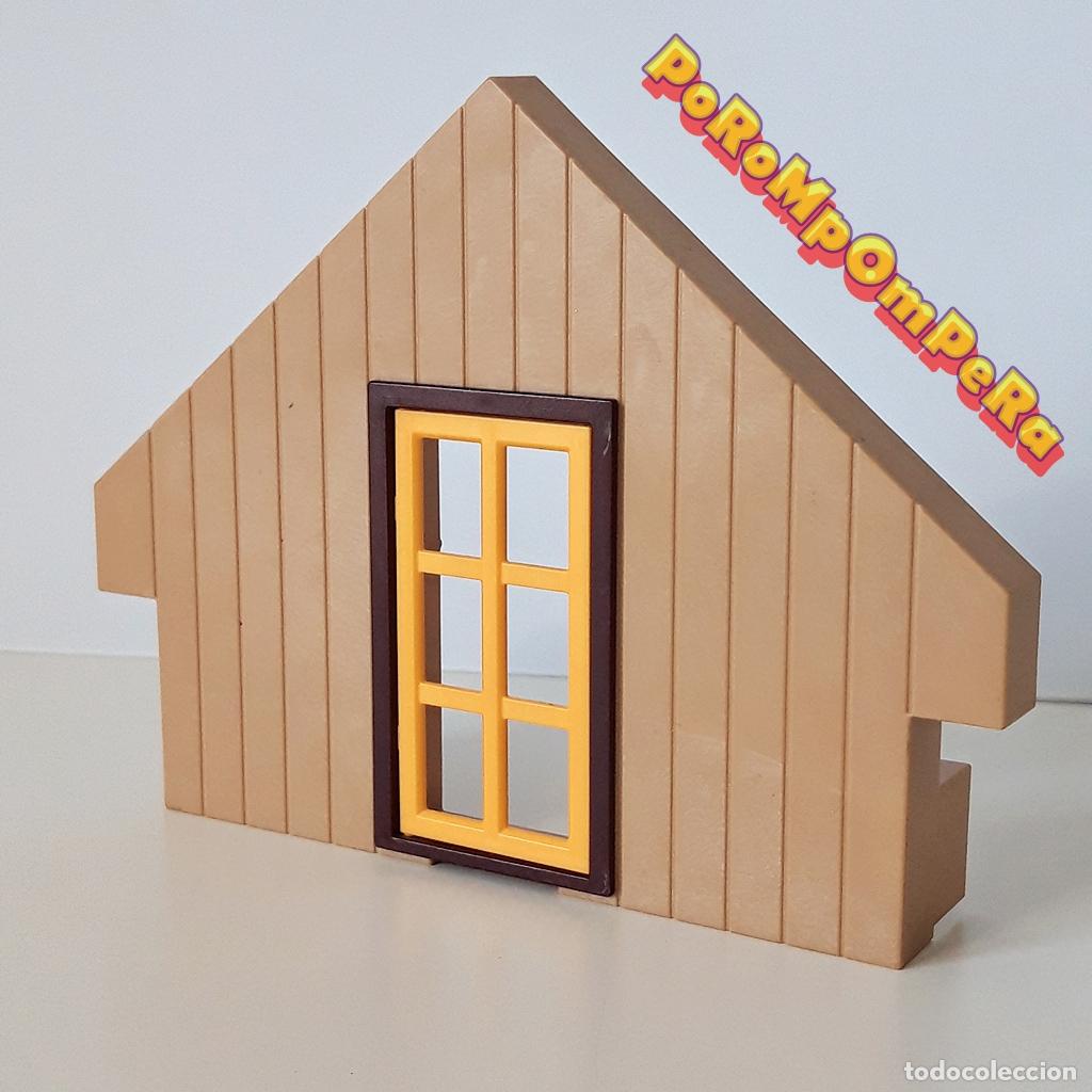 Playmobil: PLAYMOBIL FACHADA SUPERIOR SYSTEM X CASA DE AGRICULTORES Y MERCADO 5120 PARED MURO VENTANA GRANJ CG2
