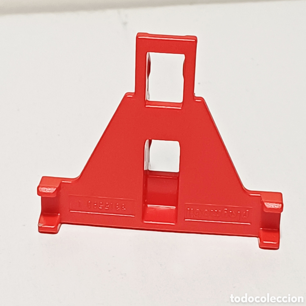 Playmobil: Pieza playmobil N&deg; 33155901 enganche soporte rojo
