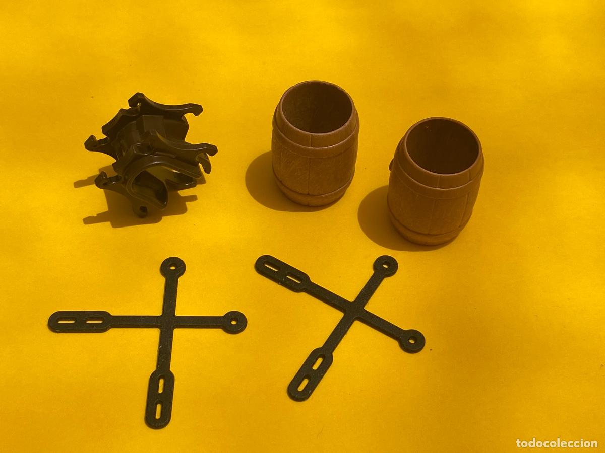 Playmobil: Playmobil silla de burro con gomas y barriles