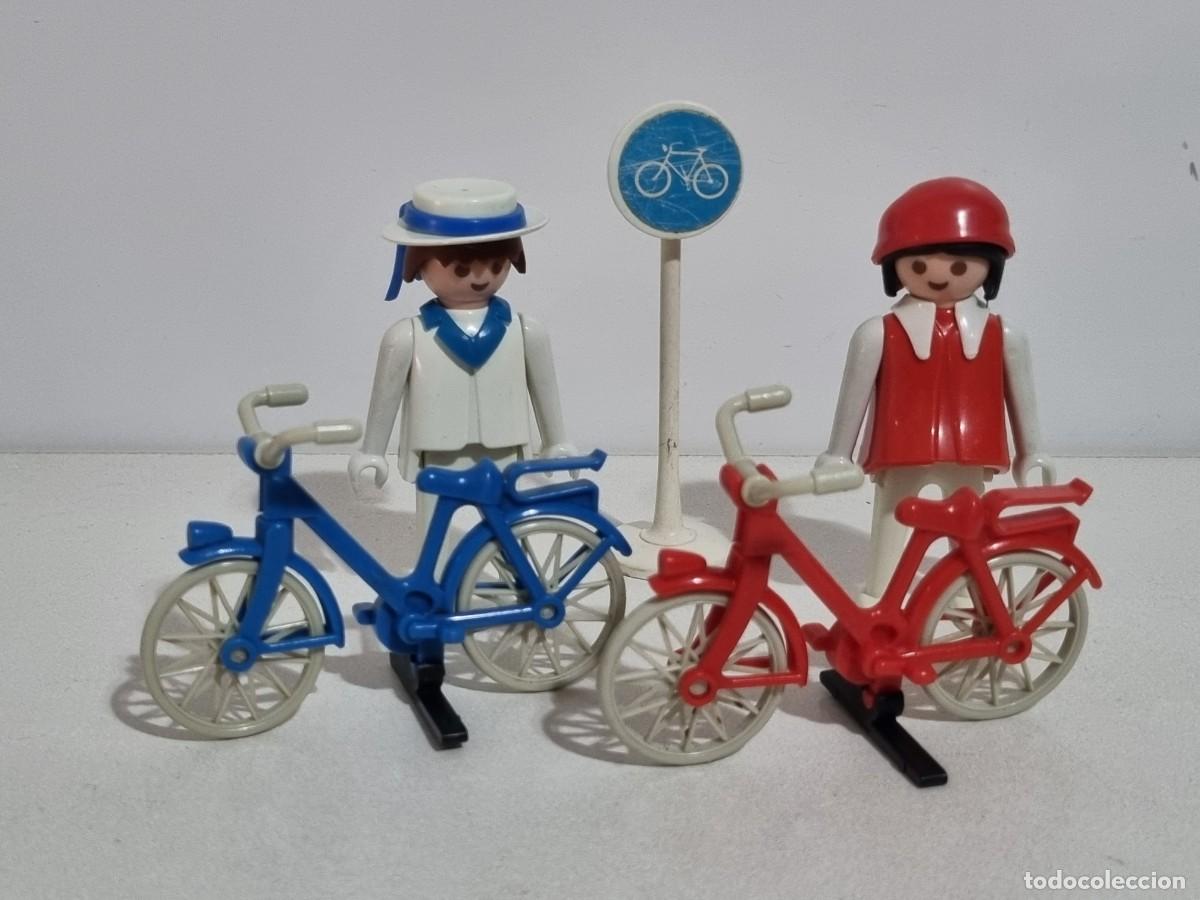 Playmobil: Playmobil 3573 Antiguo Ciclista Victoriano Bici Bicicleta Hombre Mujer Parque