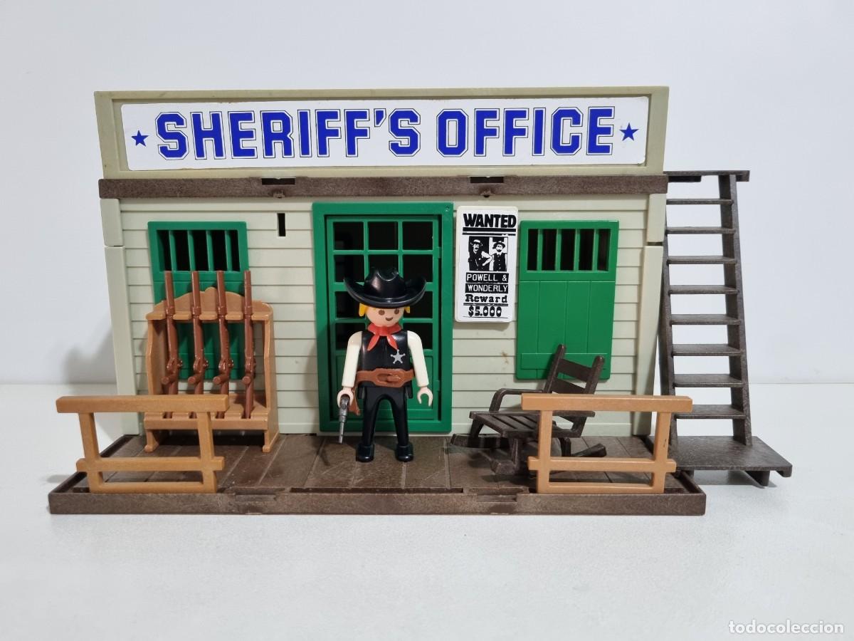 Playmobil: Playmobil 3423 Casa Antigua Oficina Sheriff Celda Carcel Prision Oeste Western