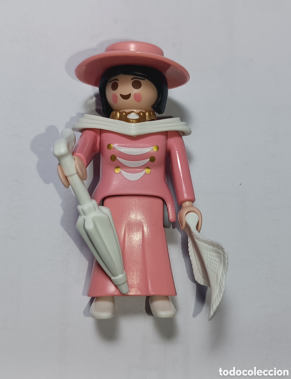 Playmobil: Playmobil Se&ntilde;ora Victoriana Rosa con Paraguas I