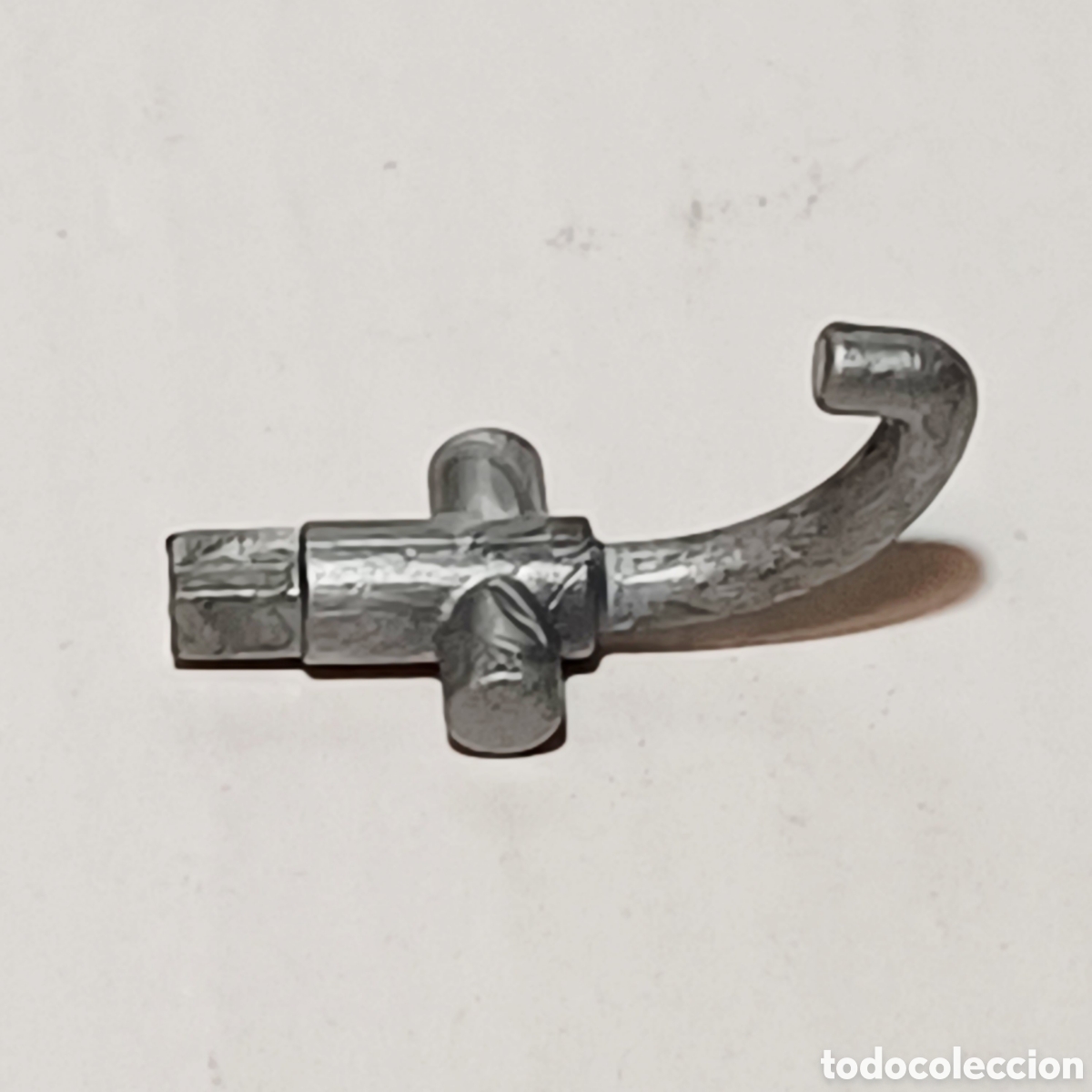 Playmobil: Pieza playmobil grifo gris fregadero lavadero gris metalizado cocina caravana city ciudad