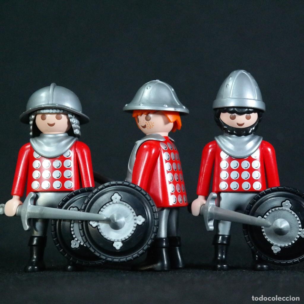 Playmobil: Playmobil 3 caballeros medievales ☼
