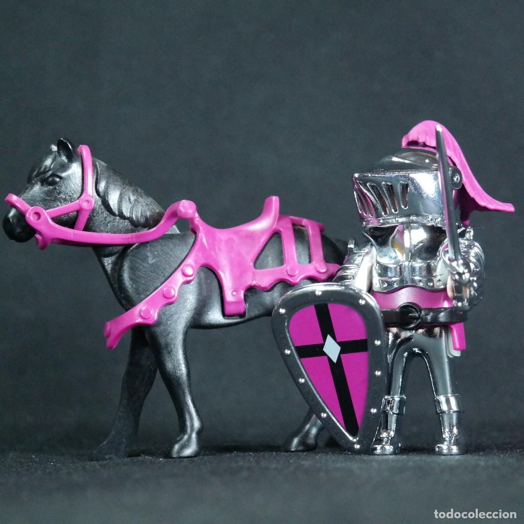 Playmobil: Playmobil caballero cromada a caballo ref.4434 ☼