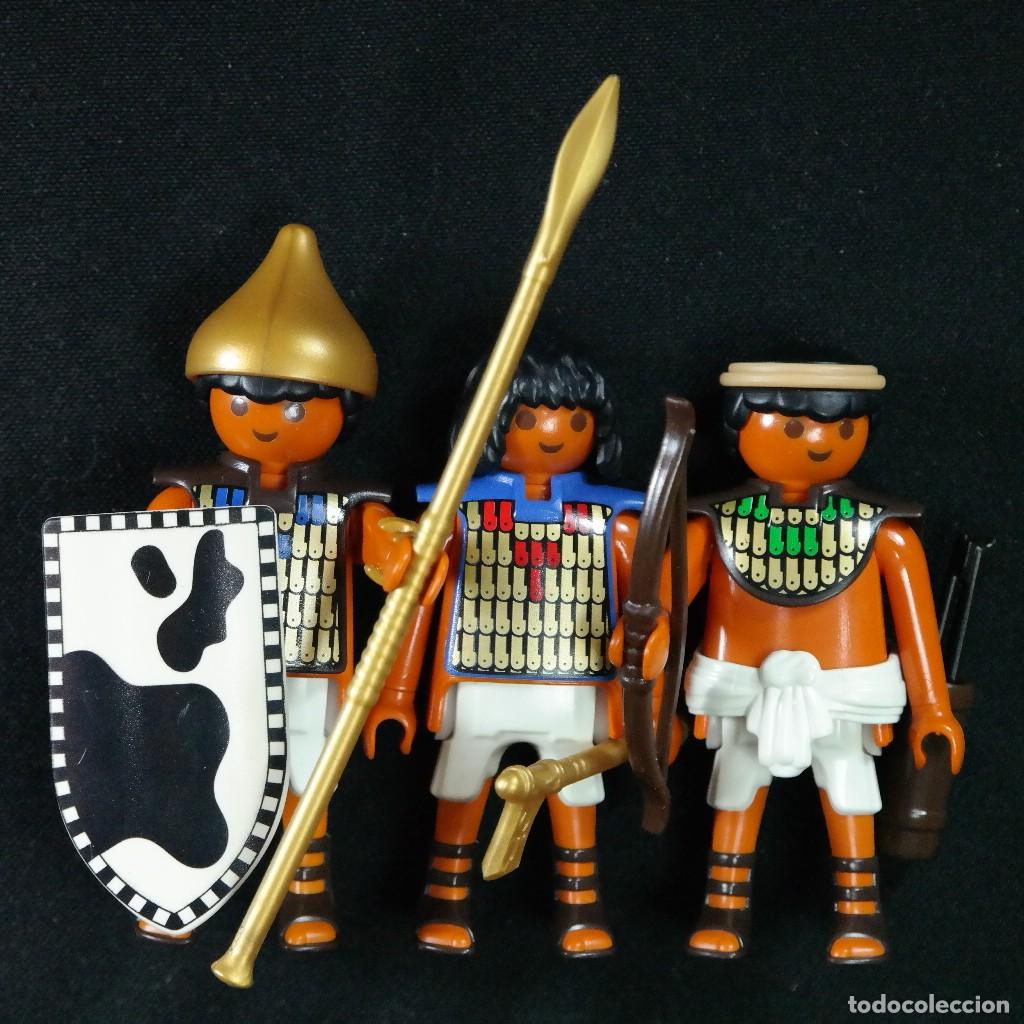 Playmobil: Playmobil 3 soldados egipcios ☼