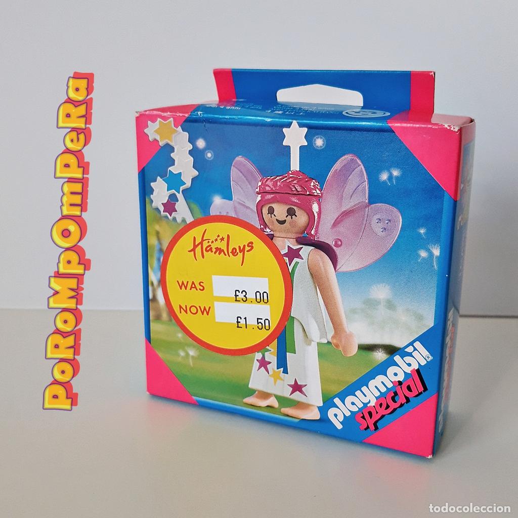 Playmobil: PLAYMOBIL SPECIAL 4676 HADA ALADA CON VARITA BLANCA ESTRELLAS