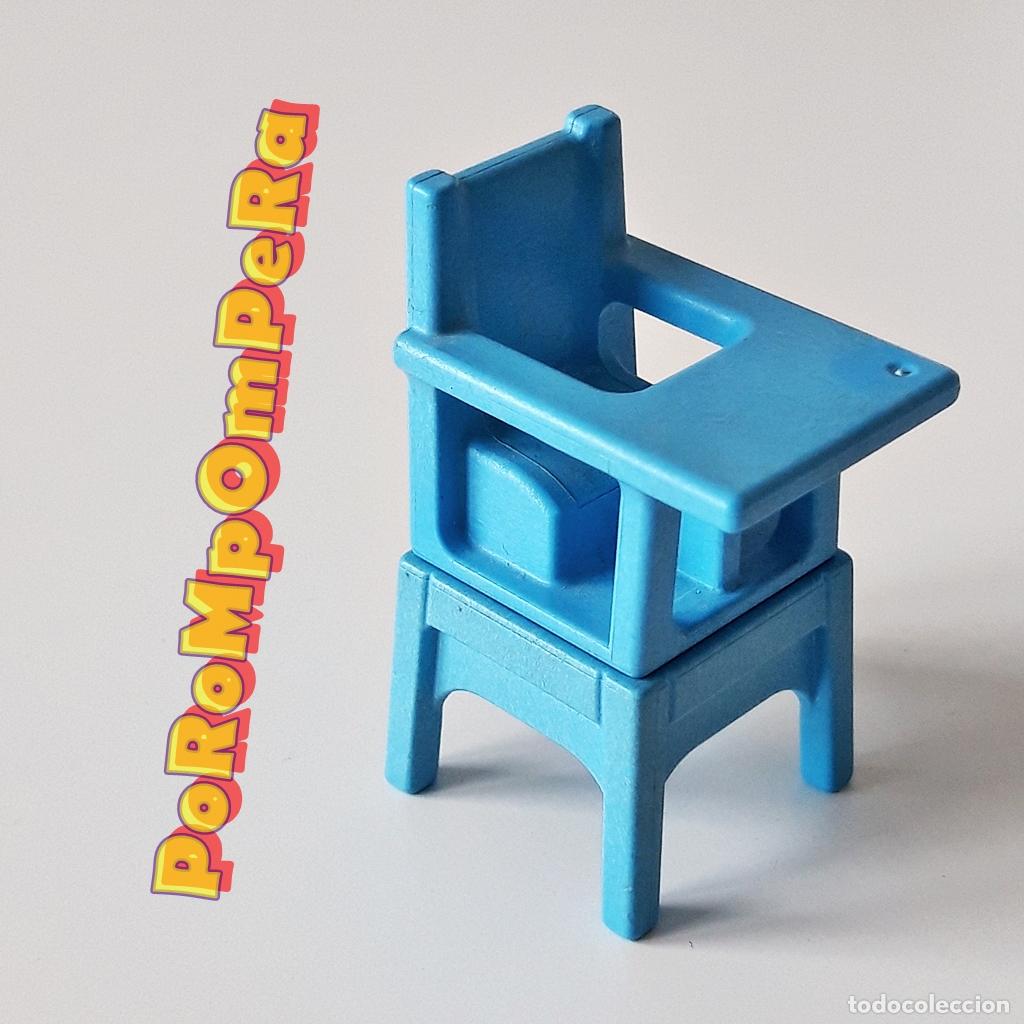 Playmobil: PLAYMOBIL TRONA AZUL CLARO VICTORIANA 4145 5313 5763 6226 SILLA BEB&Eacute; R6