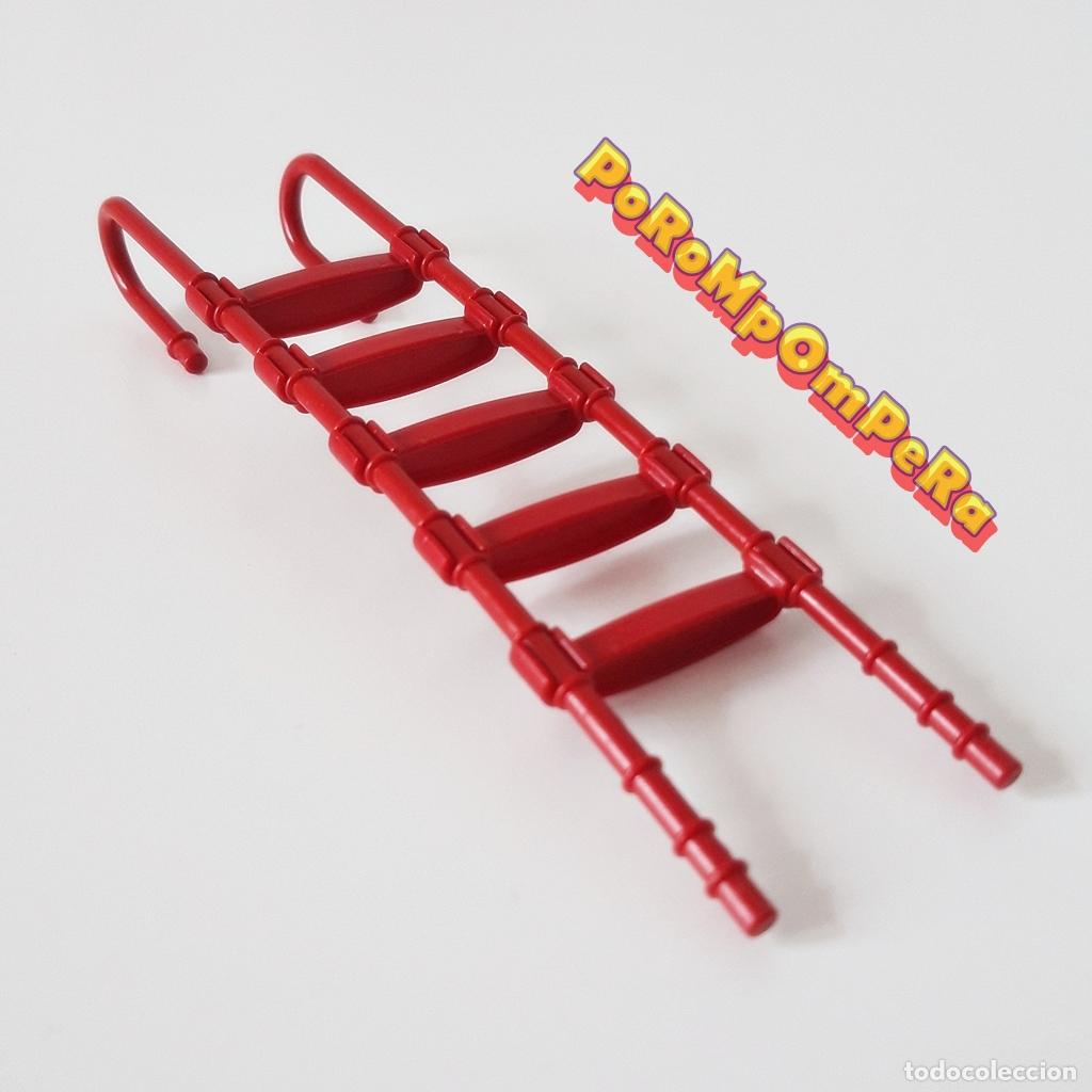 Playmobil: PLAYMOBIL ESCALERA LARGA ROJO OSCURO PISCINA 4858 SIMILAR 5433 ESCALERILLA CGG
