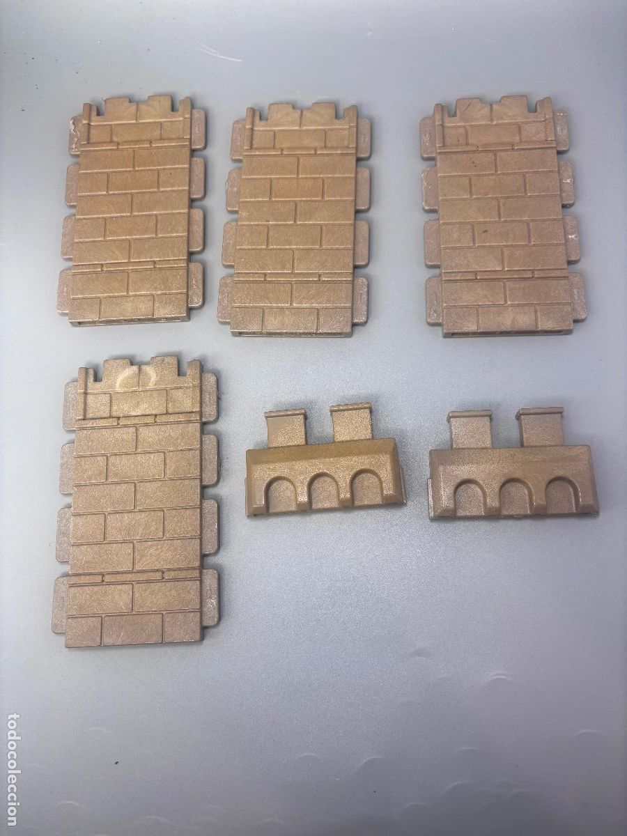 Playmobil: Playmobil lote pared resto silicona torre Castillo