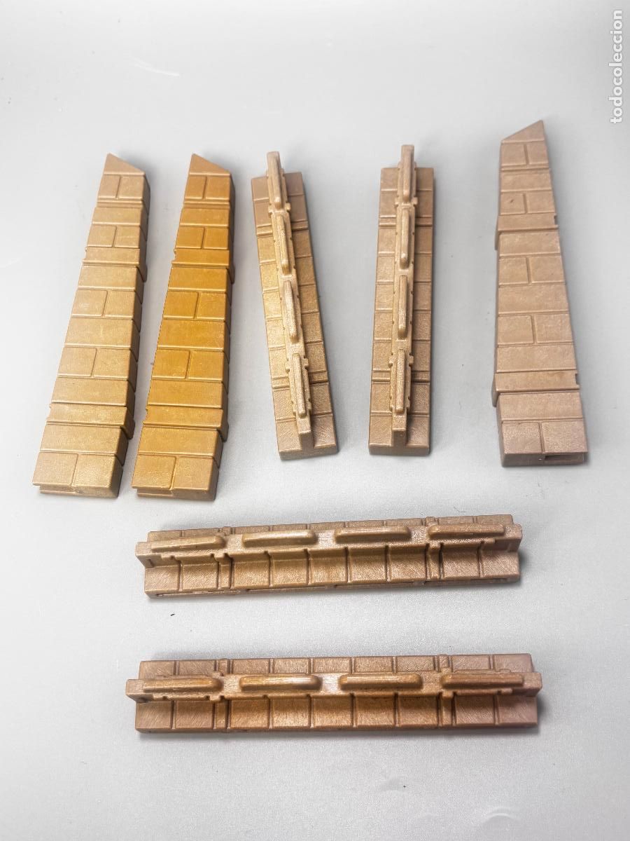 Playmobil: Playmobil lote contrafuerte pared resto silicona torre Castillo