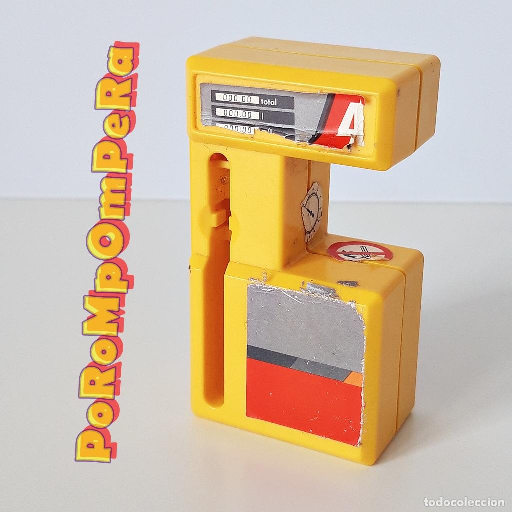 Playmobil: PLAYMOBIL SURTIDOR DE GASOLINA AMARILLO SIMILAR 3014 3218 70201 ESTACI&Oacute;N SERVICIO GASOLINERA SHELL