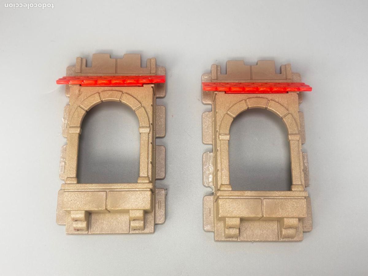 Playmobil: Playmobil lote balc&oacute;n pated tejado resto silicona torre Castillo