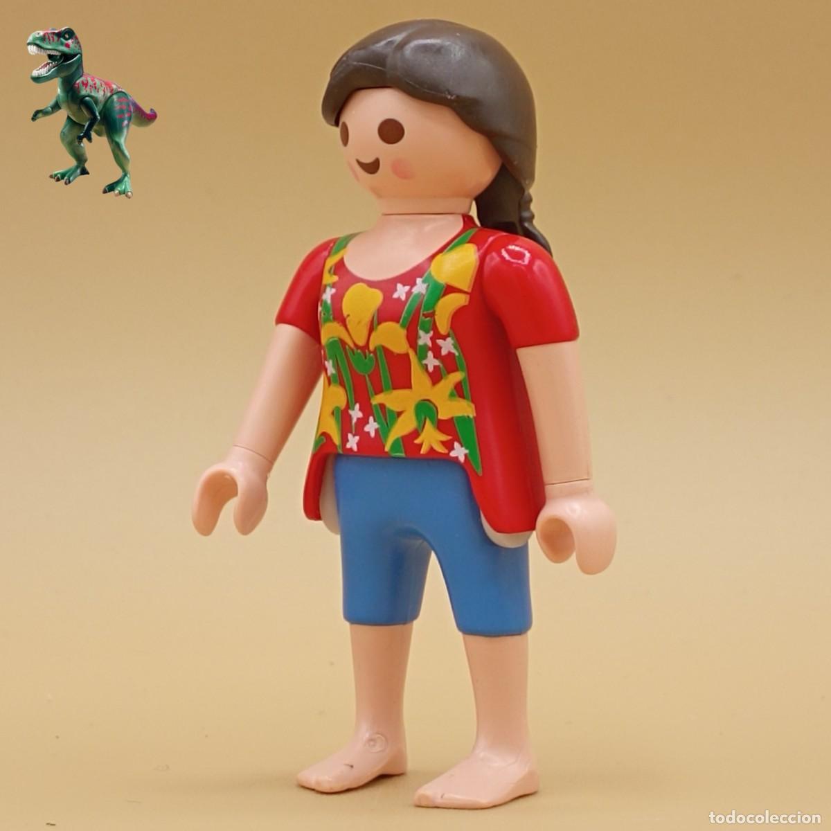 Playmobil: Playmobil figura mujer medieval victoriano western granja city life circo construccion vintage 0L