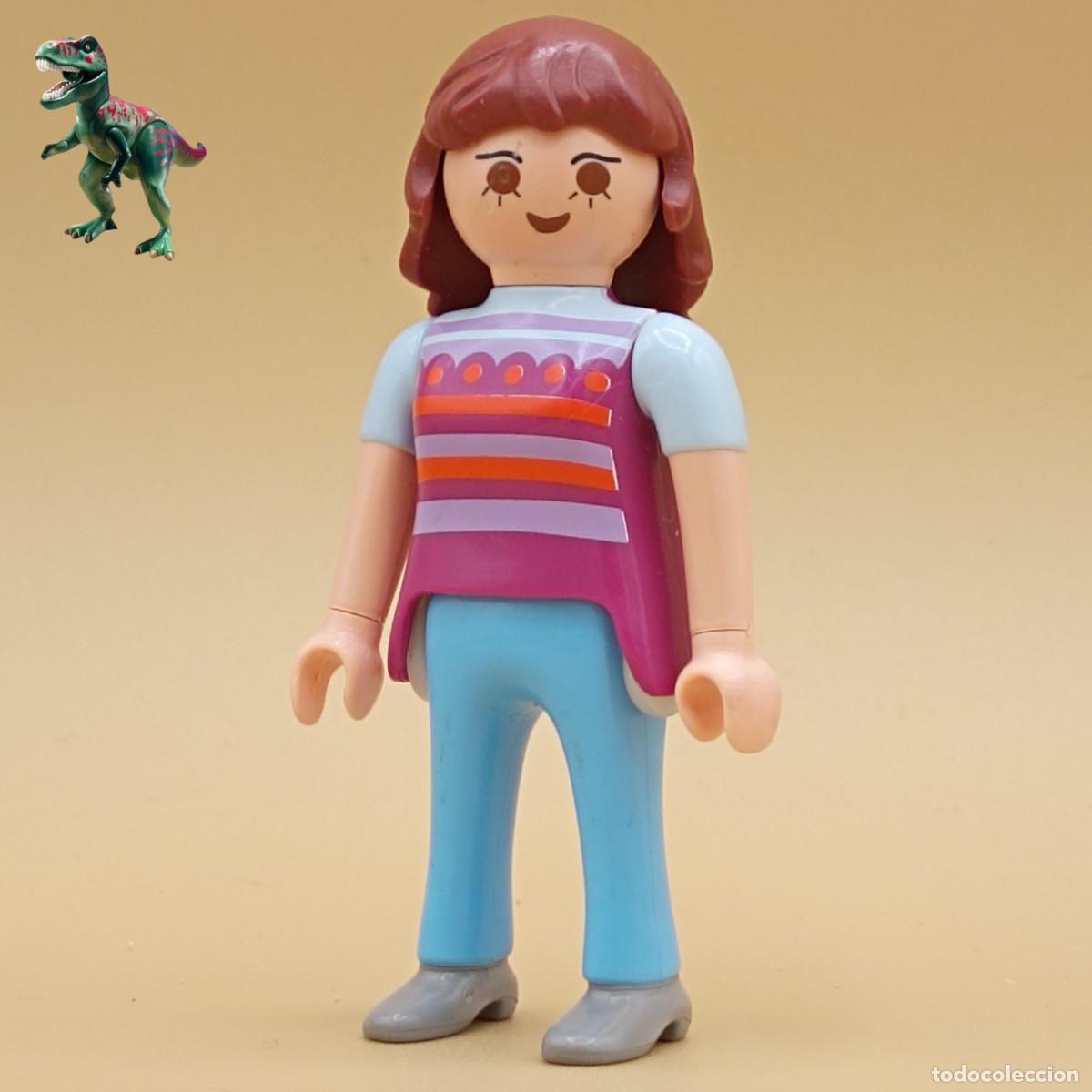 Playmobil: Playmobil figura mujer medieval victoriano western granja city life circo construccion vintage A5