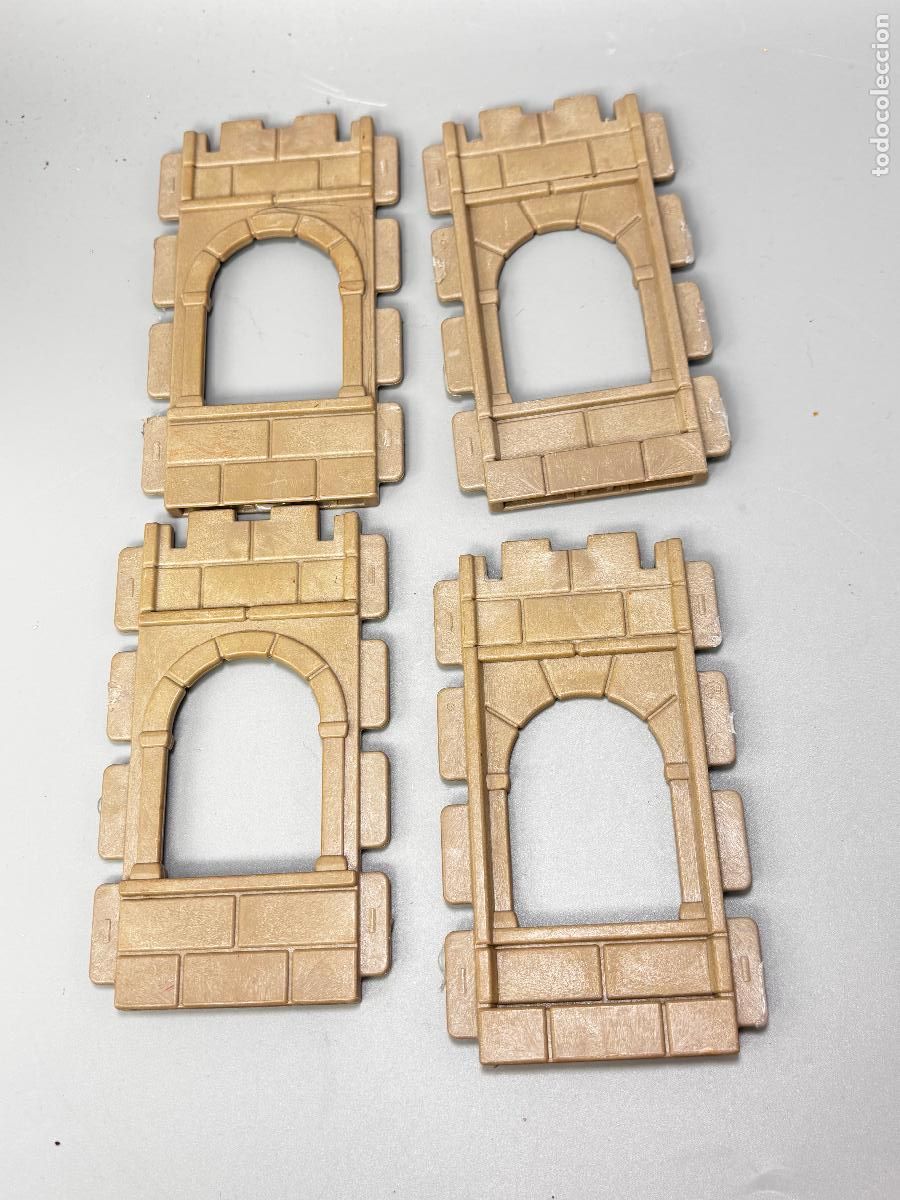 Playmobil: Playmobil lote pared resto silicona torre Castillo