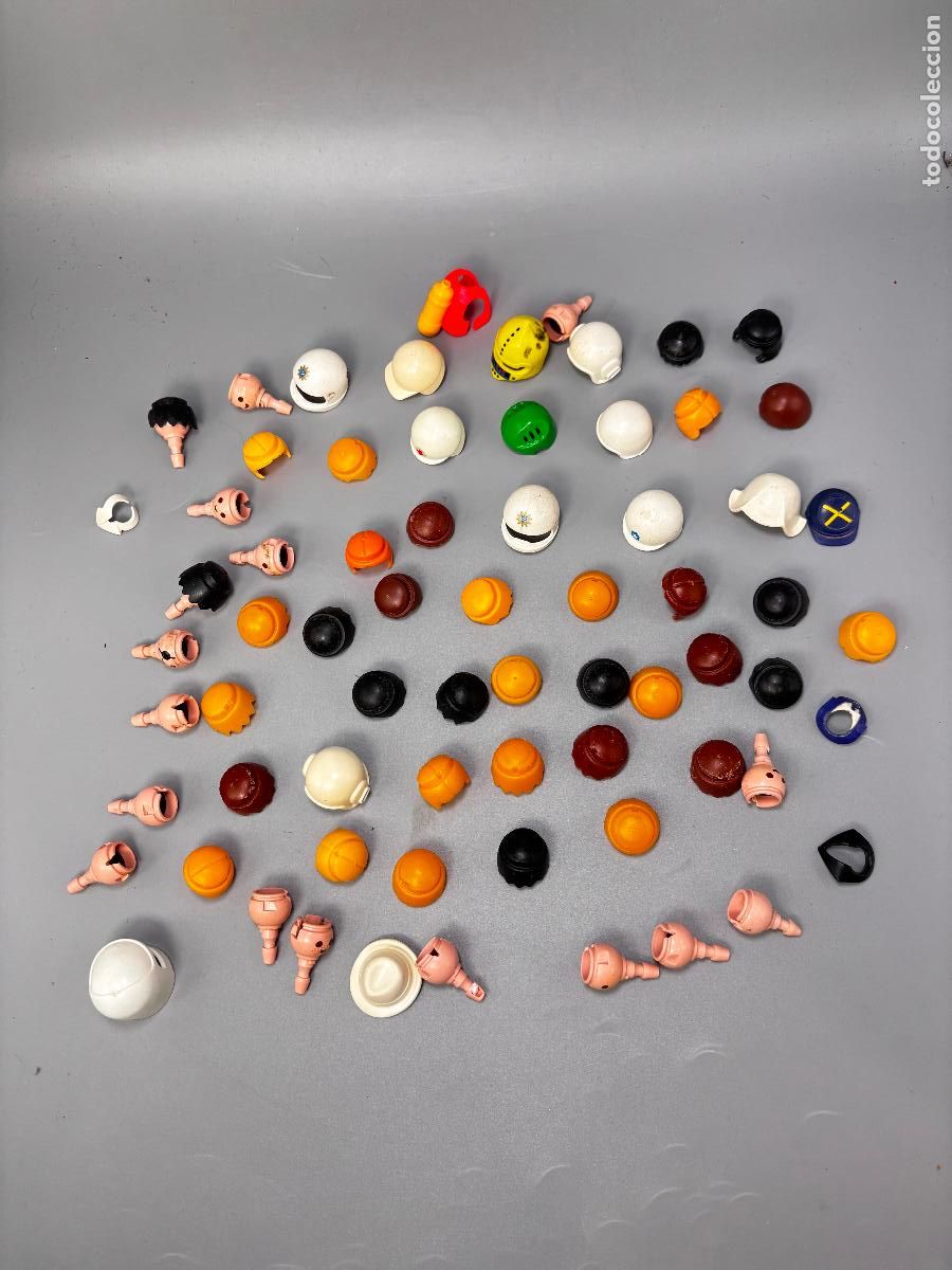 Playmobil: Playmobil lote surtido de pelucas y cabezas para figura