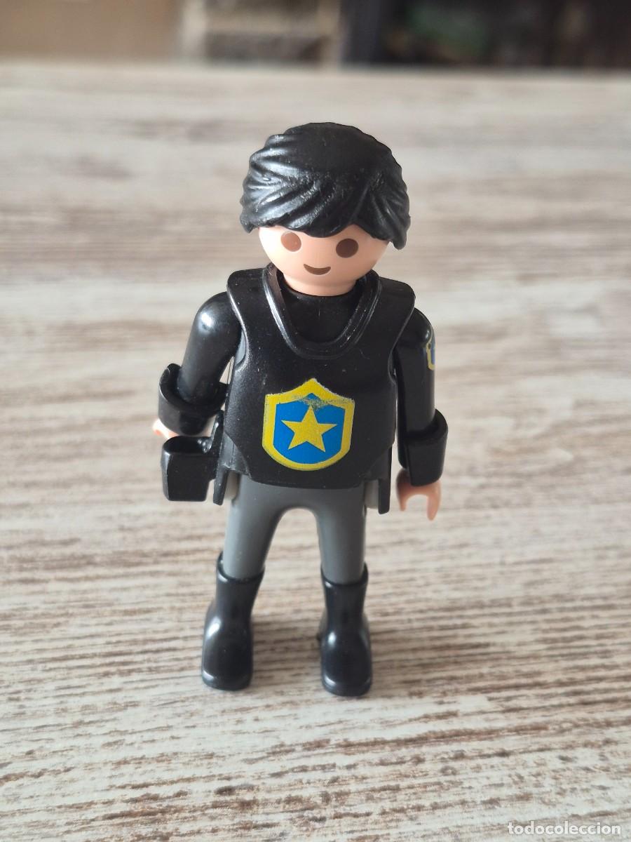 Playmobil: Hombre bombero policia Playmobil Mu&ntilde;eco Figura