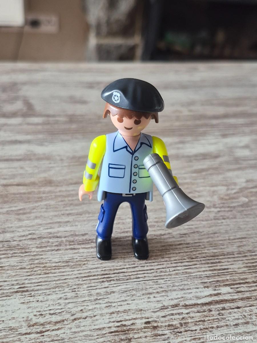 Playmobil: Hombre bombero policia Playmobil Mu&ntilde;eco Figura
