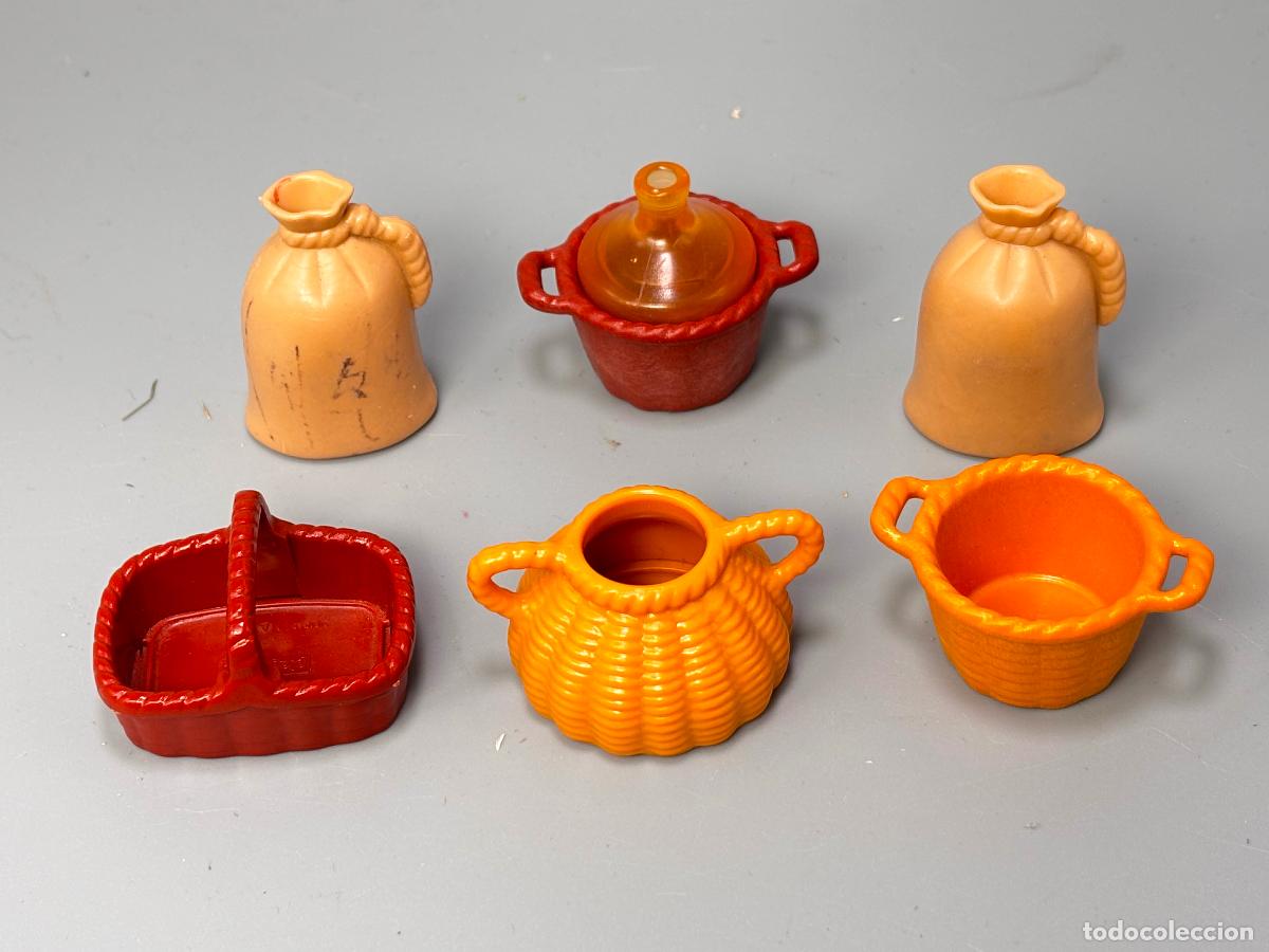 Playmobil: Playmobil lote saco cesto botella
