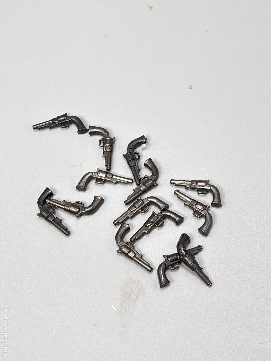 Playmobil: Playmobil lote pistola revolver vaquero soldado bandido oeste