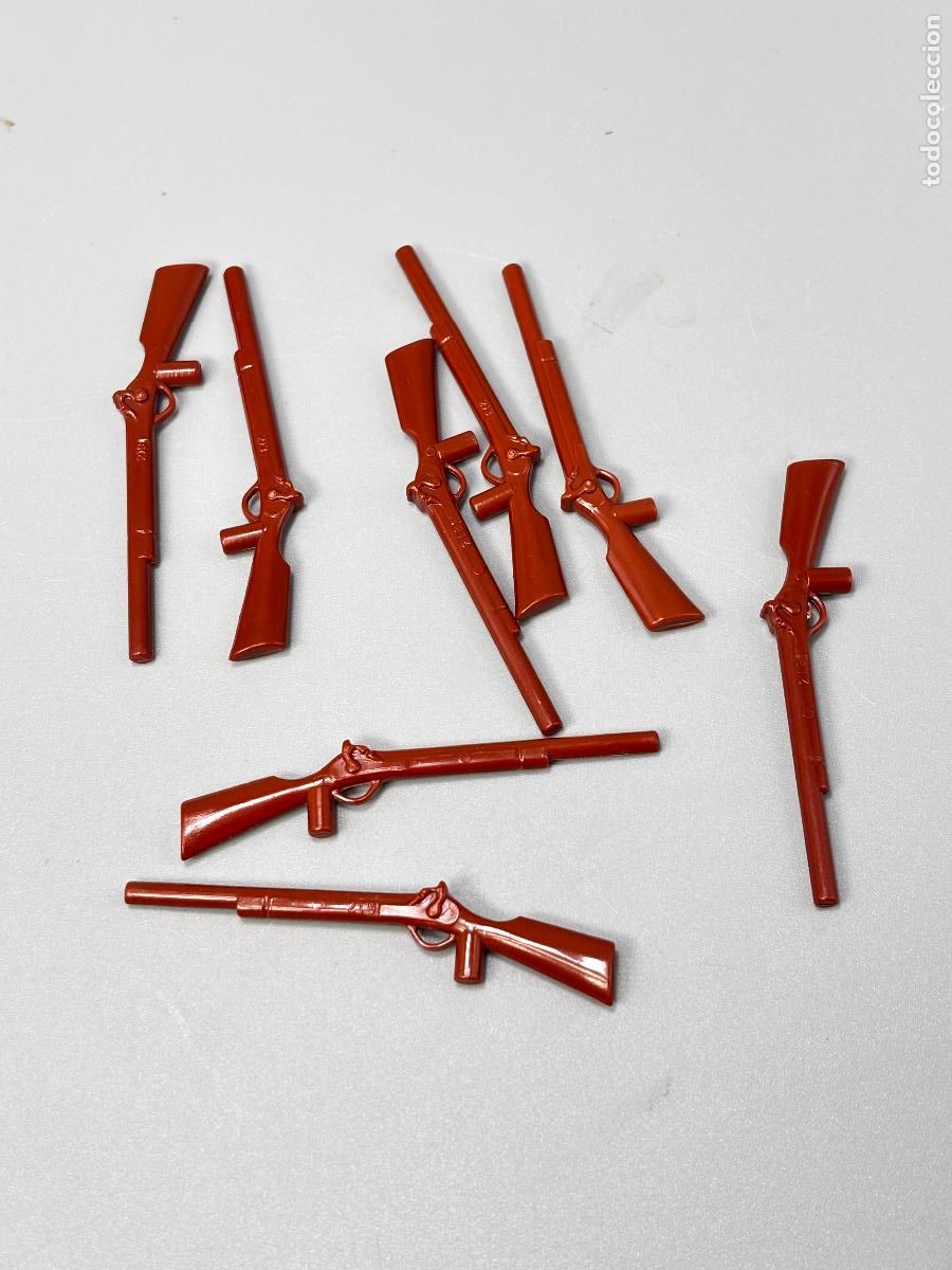 Playmobil: Playmobil lote pistola rifle vaquero soldado bandido oeste