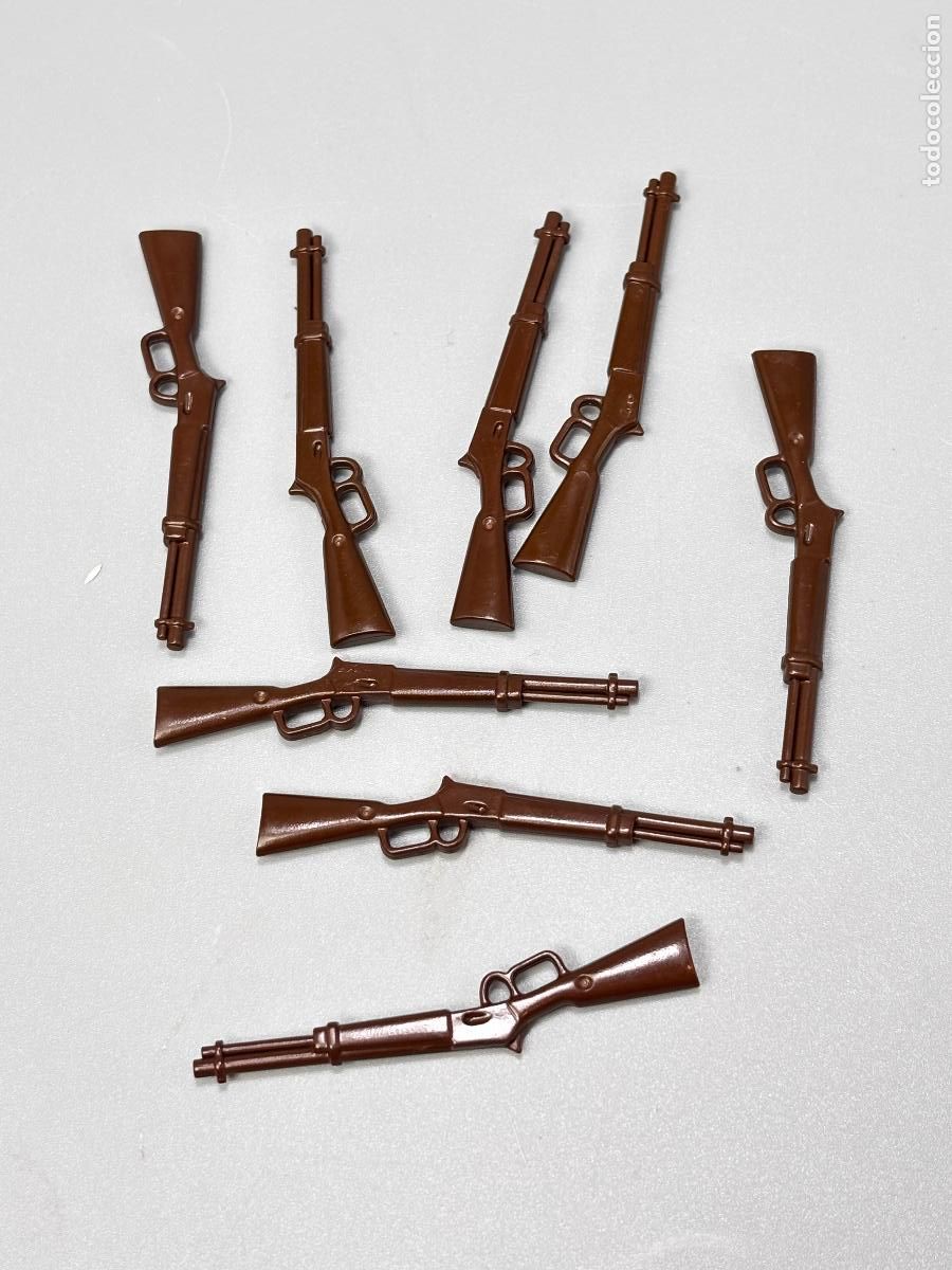 Playmobil: Playmobil lote pistola rifle vaquero soldado bandido oeste