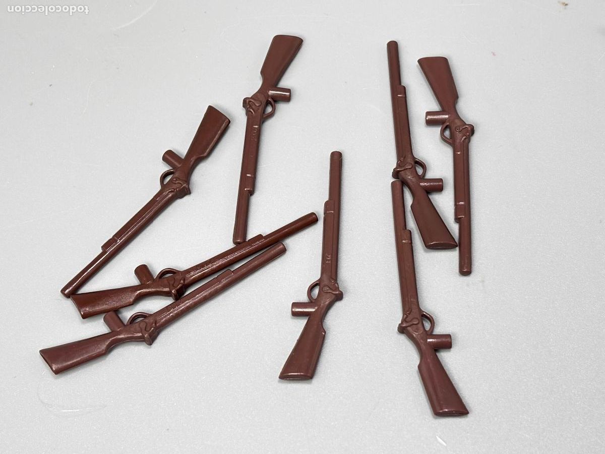 Playmobil: Playmobil lote pistola rifle vaquero soldado bandido oeste