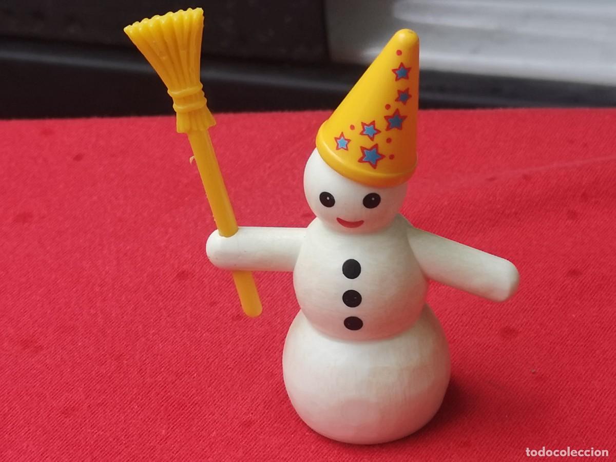 Playmobil: Playmobil mu&ntilde;eco de nieve vintage Hol