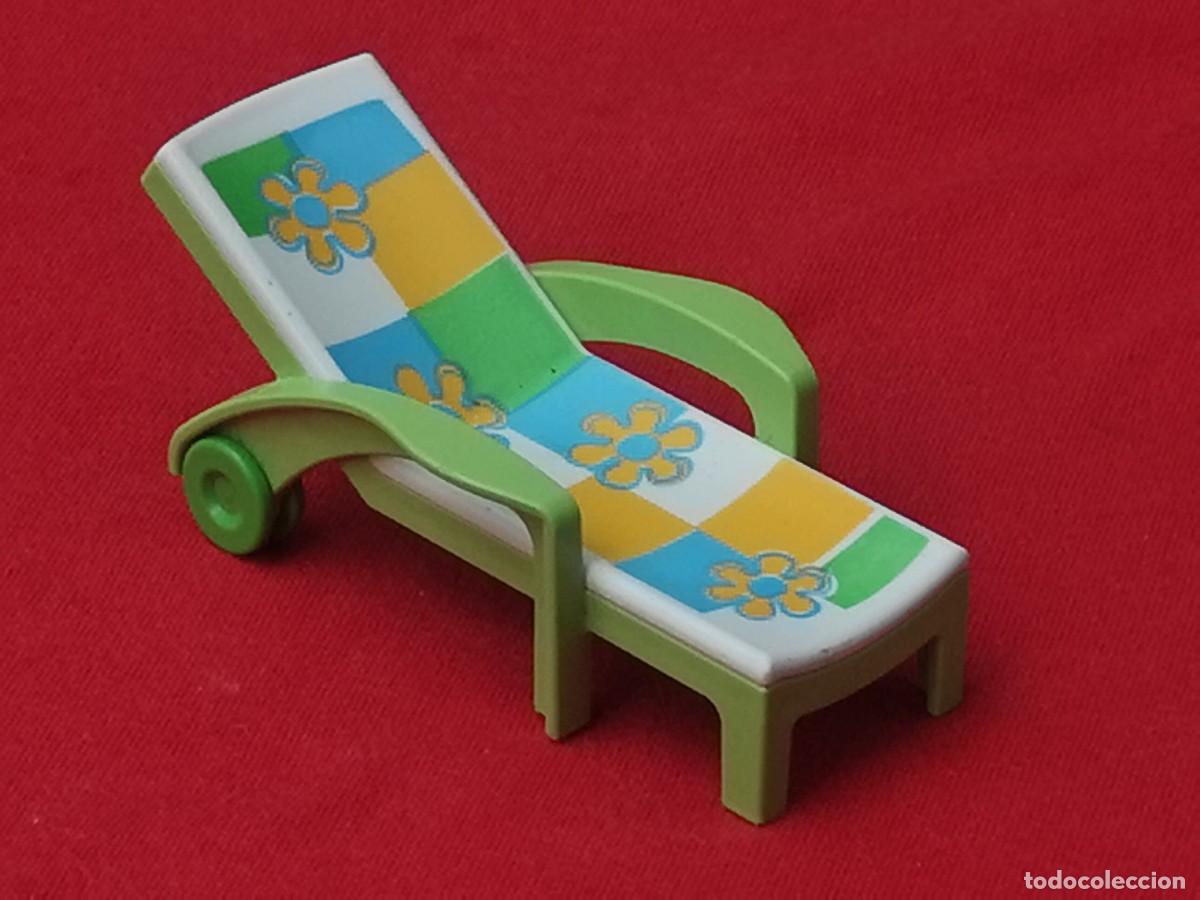 Playmobil: Playmobil 4864 tumbona dise&ntilde;o flores ruedas piscina Hol