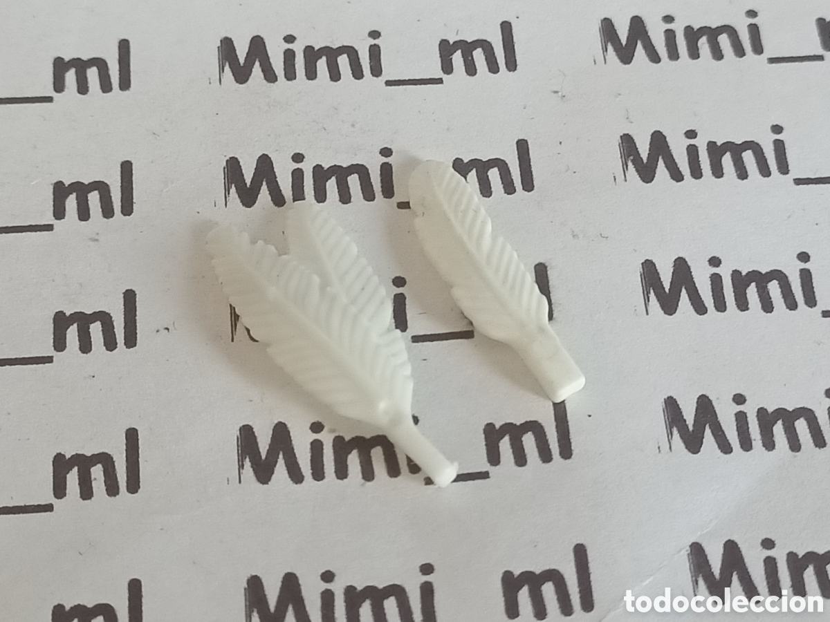 Playmobil: Playmobil 2 plumas blancas penacho indio cinta cabeza western oeste