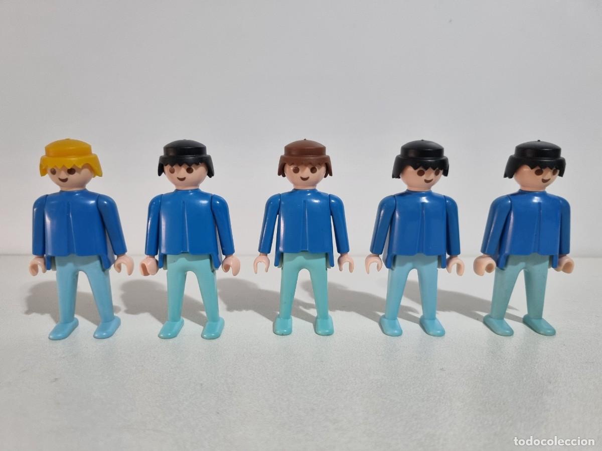 Playmobil: Playmobil Lote 5x Soldado Oficial Nordista Oeste Western Fuerte Ejercito