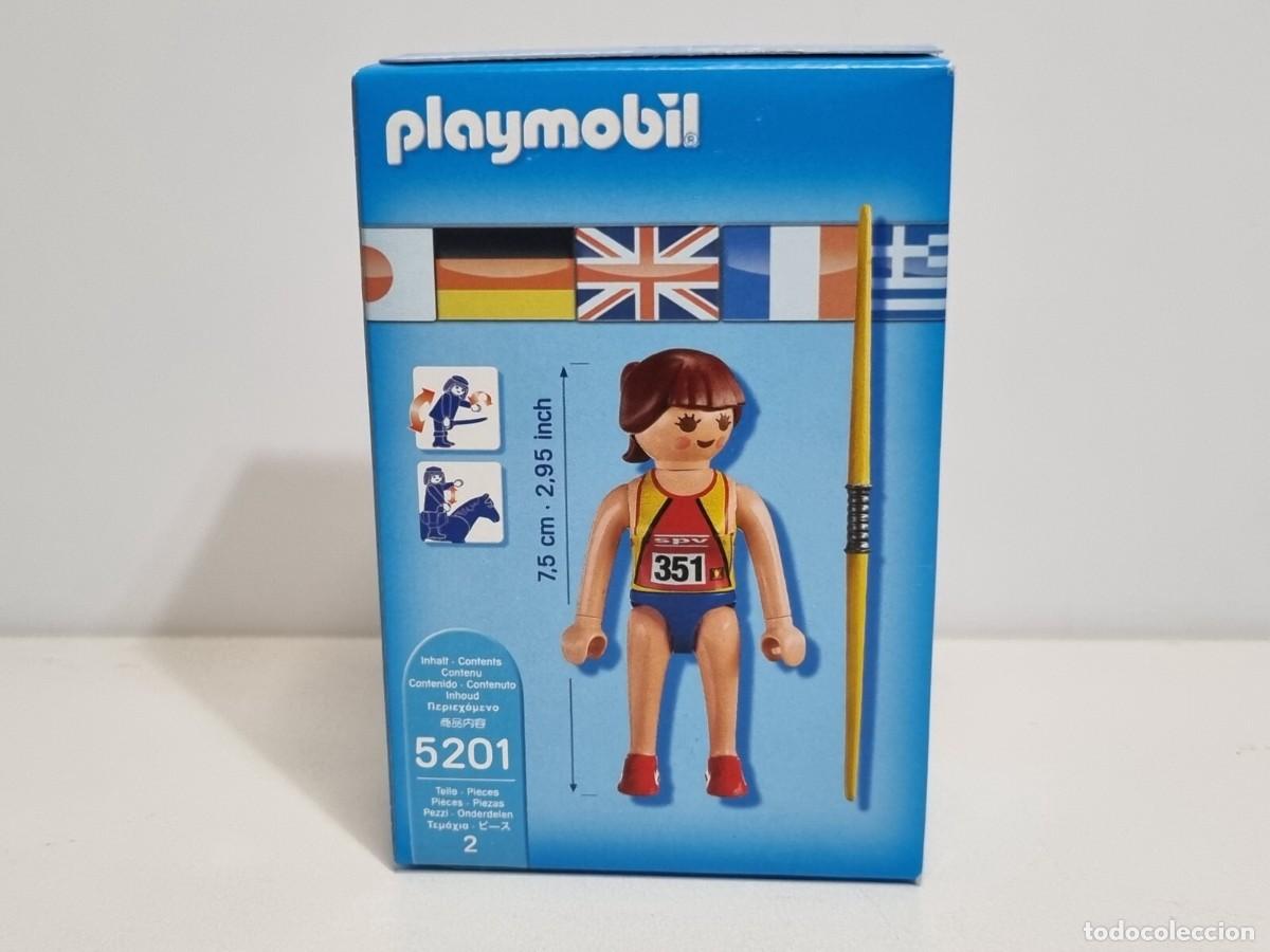 Playmobil: Playmobil 5201 Mujer Lanzadora Jabalina Lanza Deportista Juegos Olimpicos