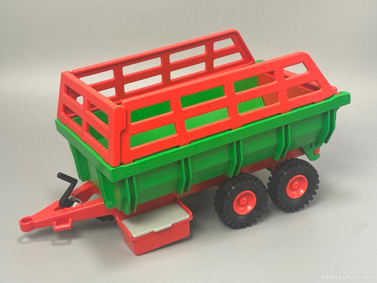 Playmobil: Playmobil 3451 remolque solo le falta pieza interior basculante tractor granja