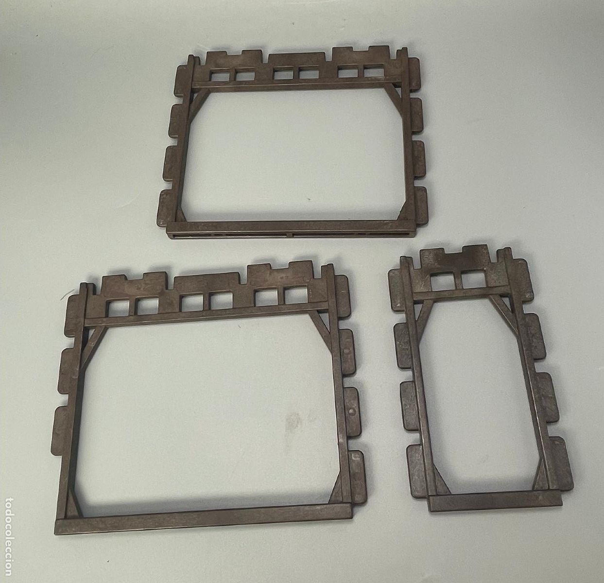 Playmobil: Playmobil lote marco pared y grande uno defecto medieval castillo