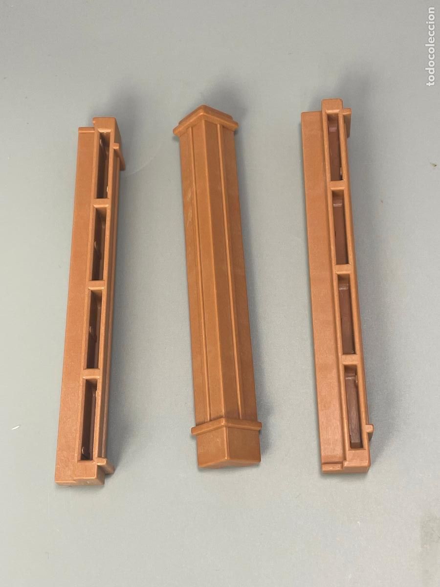 Playmobil: Playmobil lote pilar uni&oacute;n pared casa oeste estaci&oacute;n
