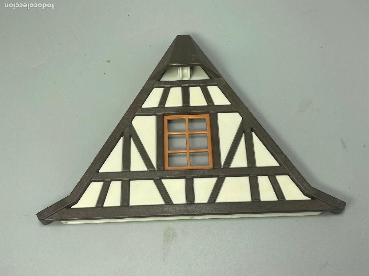 Playmobil: Playmobil pared tejado lateral con ventana casa castillo medieval