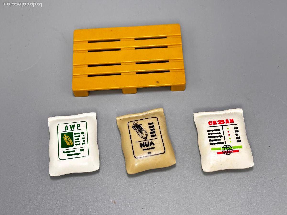 Playmobil: Playmobil lote pallet con sacos