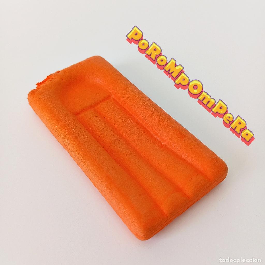 Playmobil: PLAYMOBIL COLCHONETA INFLABLE NARANJA 3205 3645 4681 4941 5769 6153 COLCH&Oacute;N DE PLAYA PISCINA T9